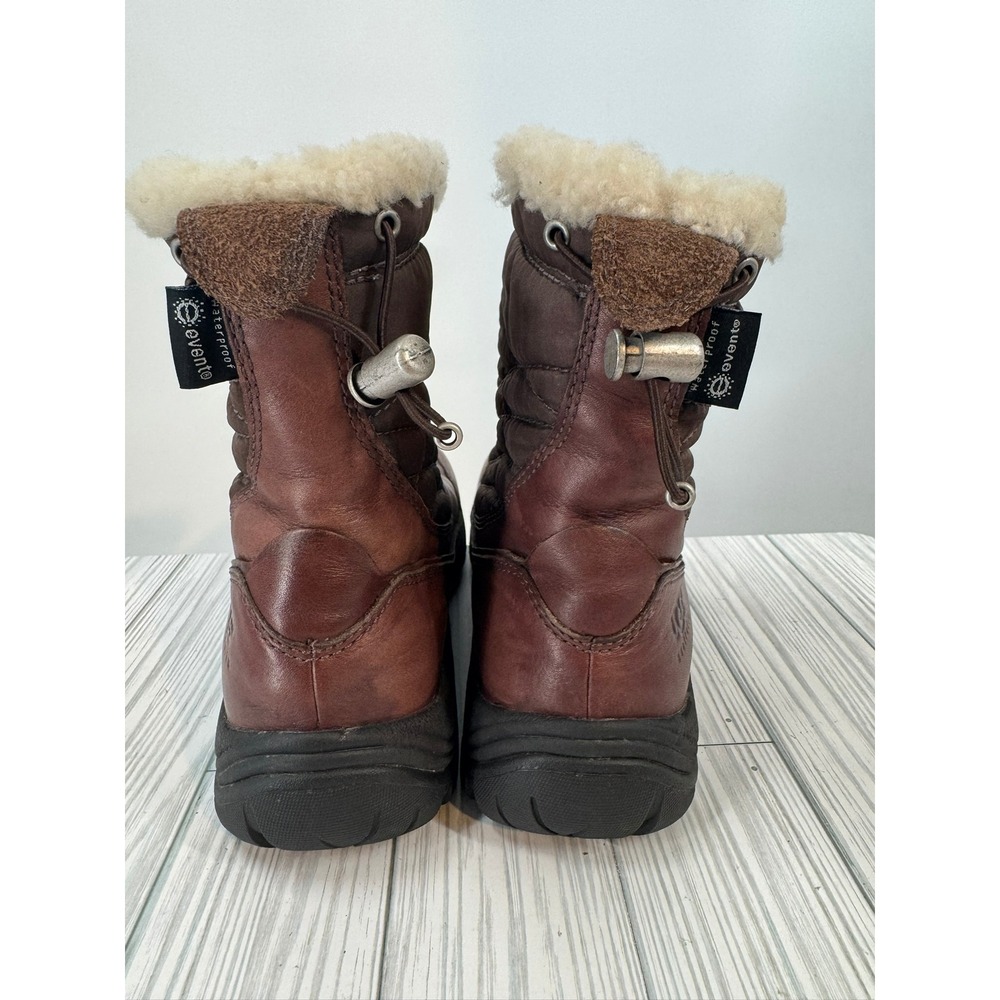 UGG Women's Size 9 Waterproof Boots Stormburst Brown Vibram Shearling Fur Lined - Picture 9 of 15
